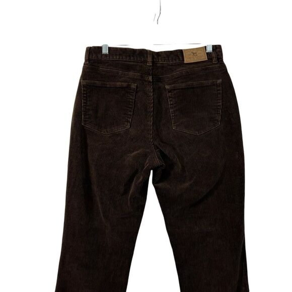 Vintage 8p RALPH LAUREN Women's Sable Brown Classic Corduroy Pants 8p - Picture 8 of 16